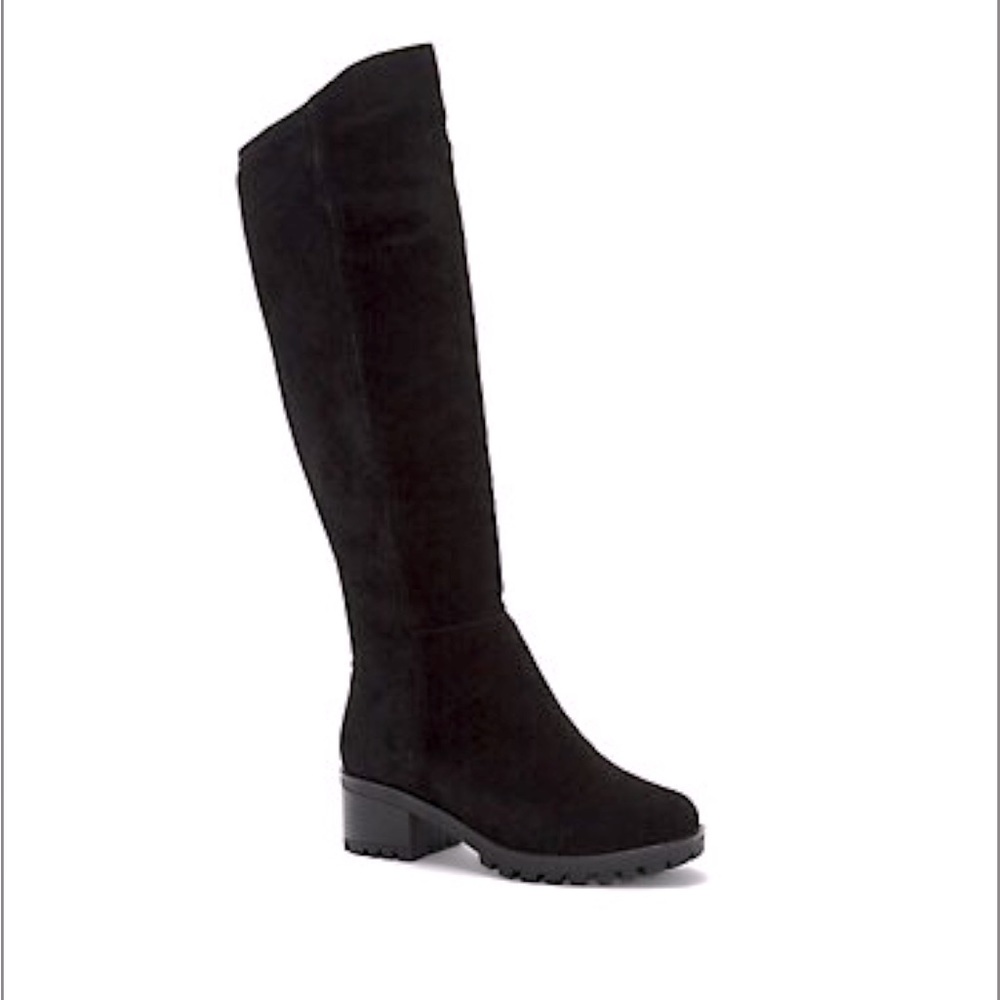 Black Suede Boots - Religious Comfort - Size 9 - Instalike Boots